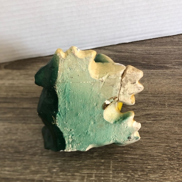 Vtg Chalkware Frog Statue - Picture 5 of 13